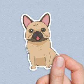French Bulldog Sticker, Gifts for dog lovers