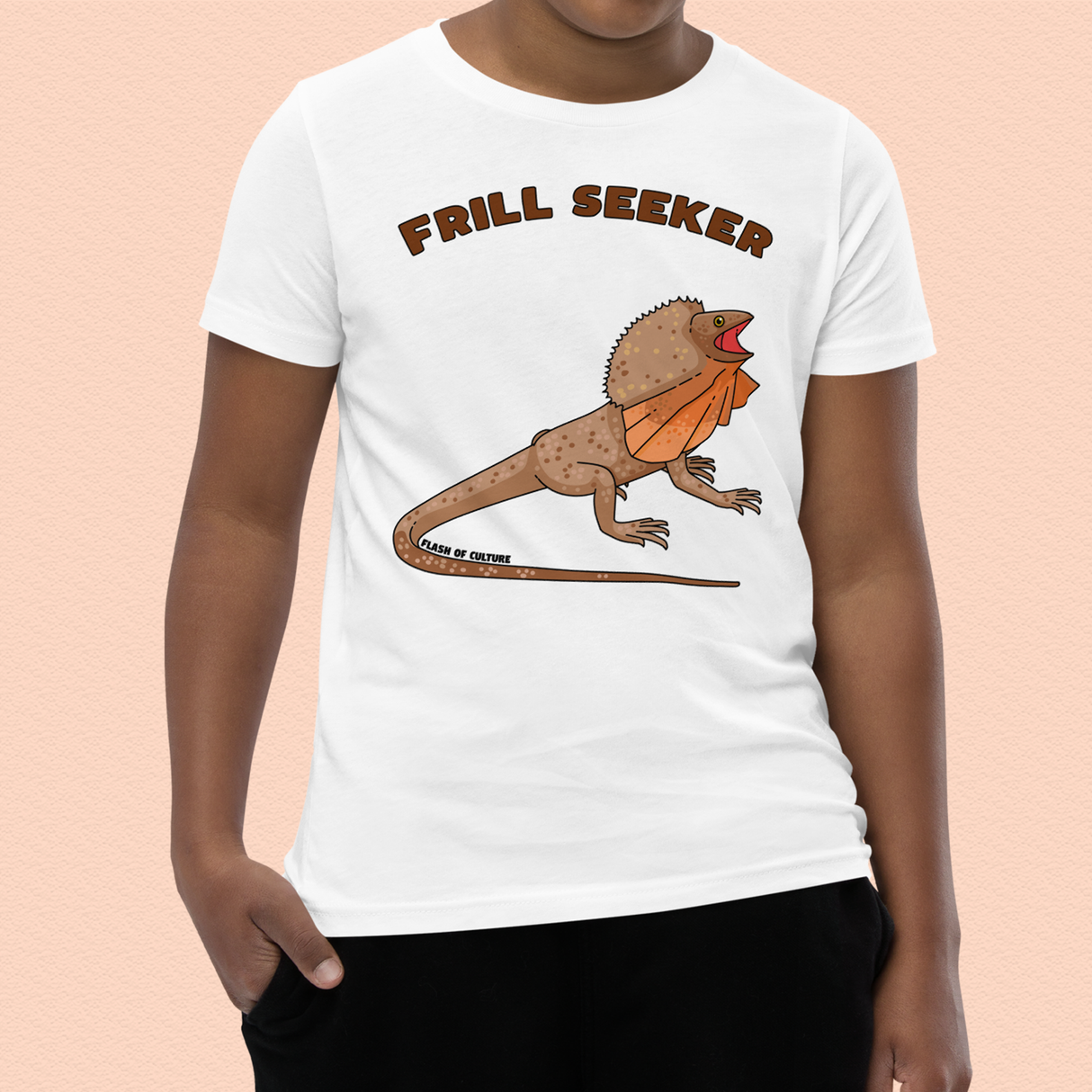 Australian Frill Neck LIzard T-Shirt Frill Seeker Kids