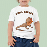 Frill-Seeker Toddler T-Shirt Frill-Necked Lizard Design