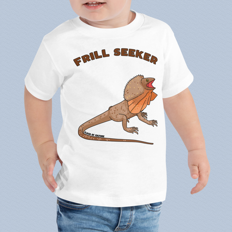 Frill-Seeker Toddler T-Shirt Frill-Necked Lizard Design