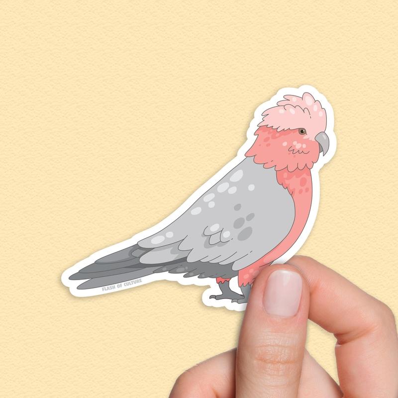 Galah Sticker, Australian Galah Sticker, Bird Stickers