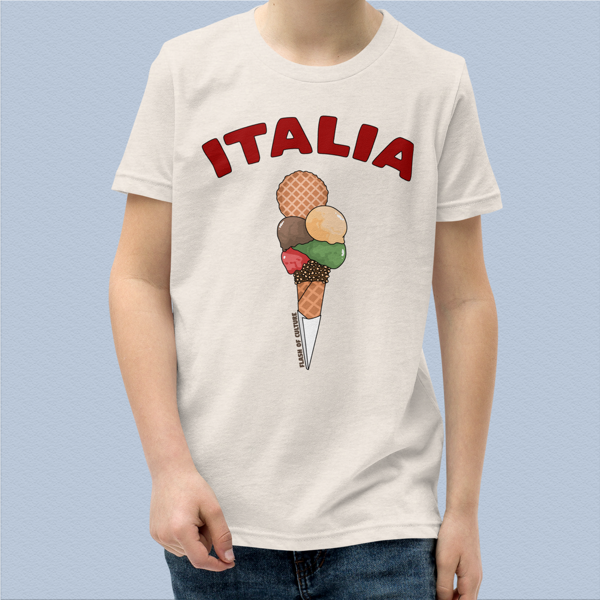 Italia Gelato Kids T-Shirt New