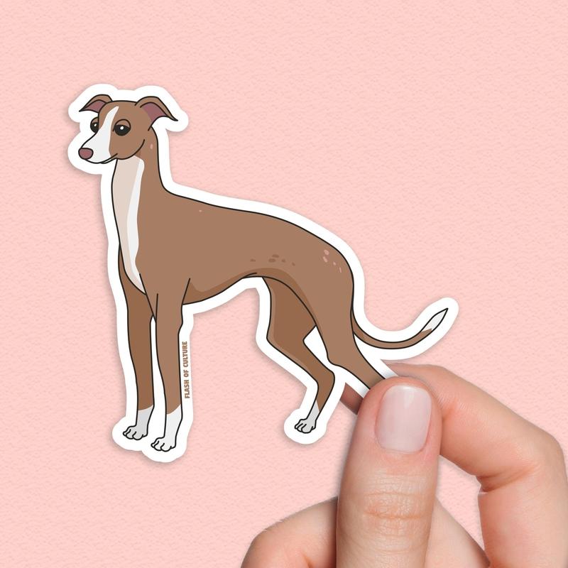 Italian greyhound sticker