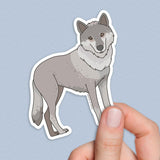 Italian wolf sticker