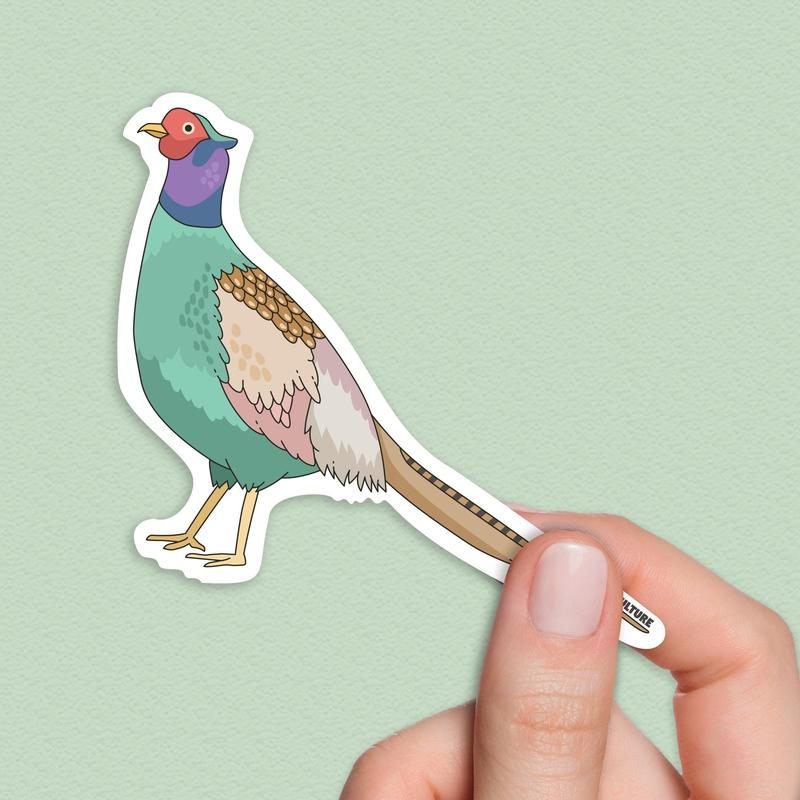 Japanese Green Pheasant Sticker
