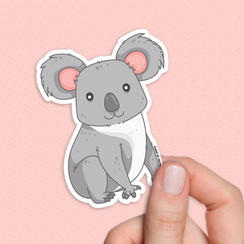 Koala sticker, waterproof stickers