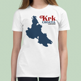 Island of Krk, Croatia T-Shirt Kids