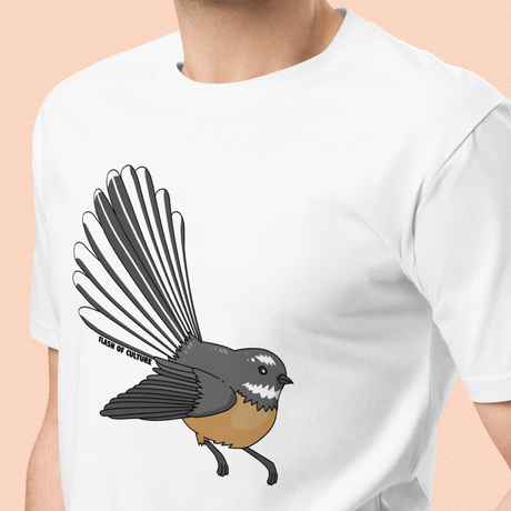 New Zealand Fantail T-Shirt Adult