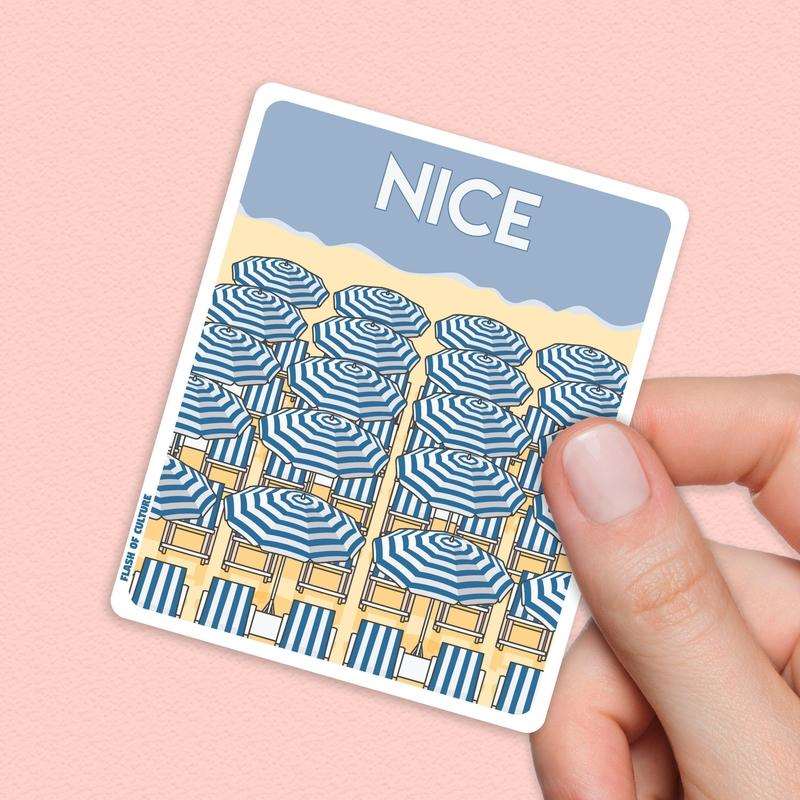 Nice France Travel Sticker - French stickers