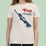 Pag Island Croatia T-Shirt Kids Unisex