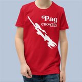 Pag Island Croatia T-Shirt Kids Unisex