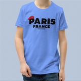 Paris France Beret T-Shirt Kids