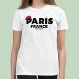 Paris France Beret T-Shirt Kids