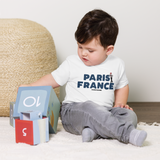 Paris France Kids T-Shirt with mime