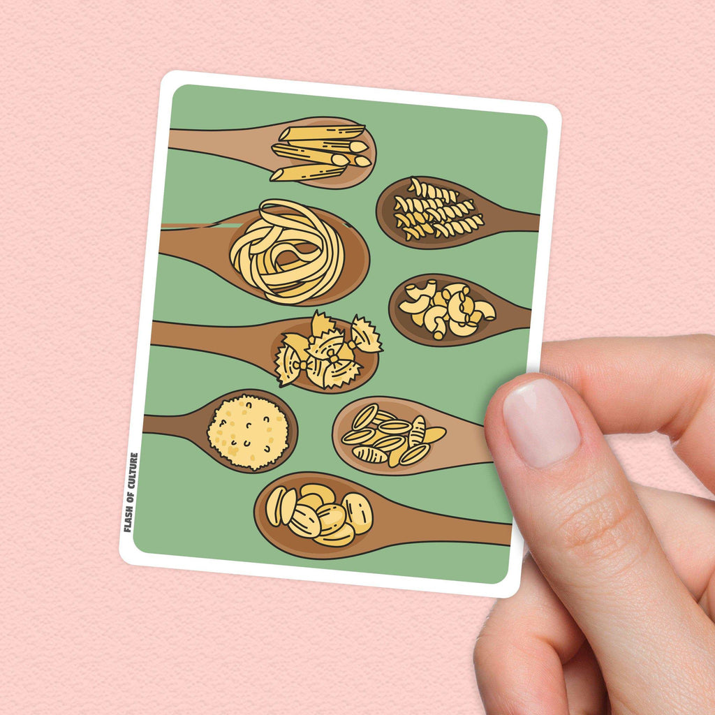 Pasta Stickers, Italian Cuisine Stickers, Food Stickers