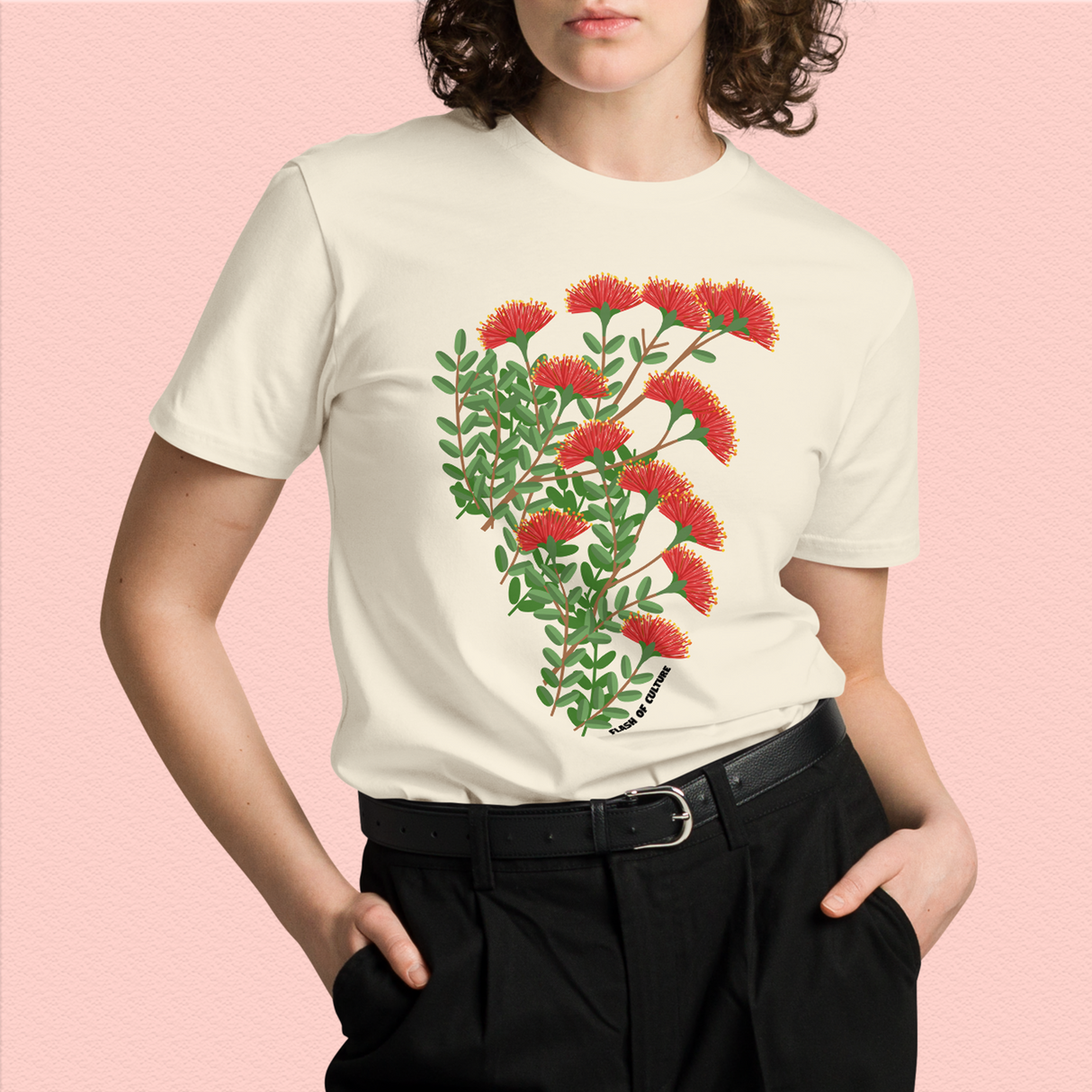 New Zealand Pohutukawa T-Shirt Adults