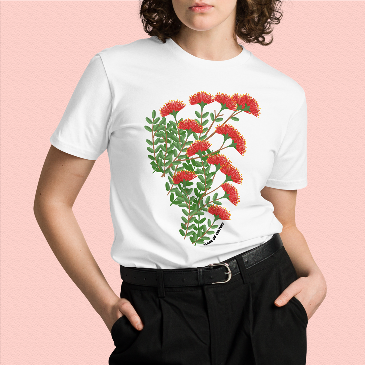 New Zealand Pohutukawa T-Shirt Adults