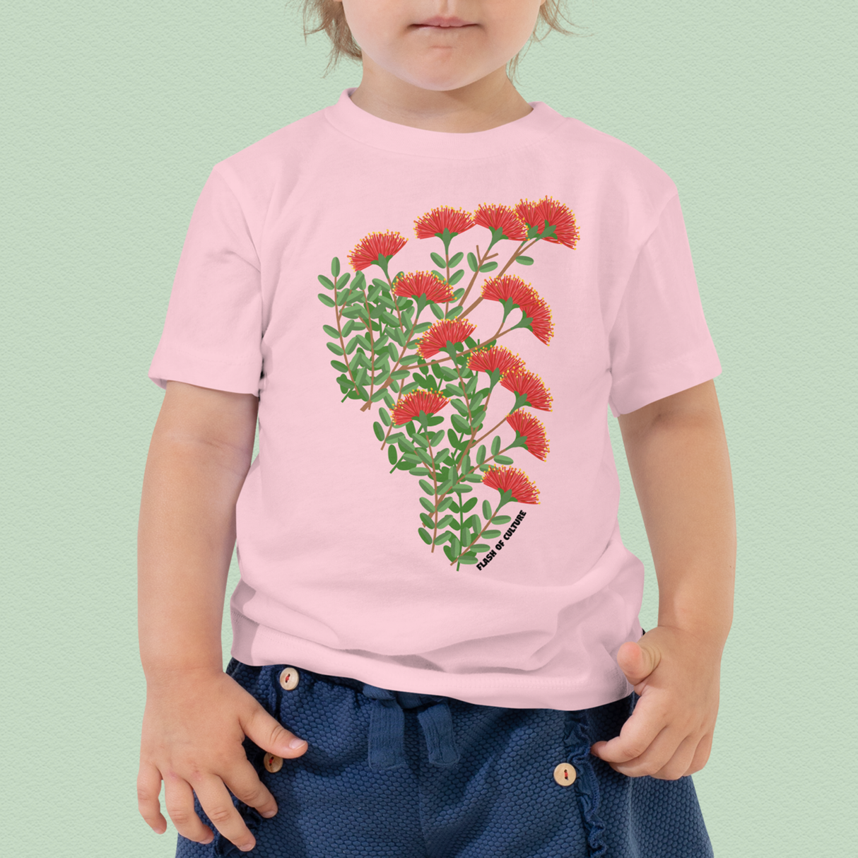 New Zealand Pohutukawa T-Shirt Kids Toddler