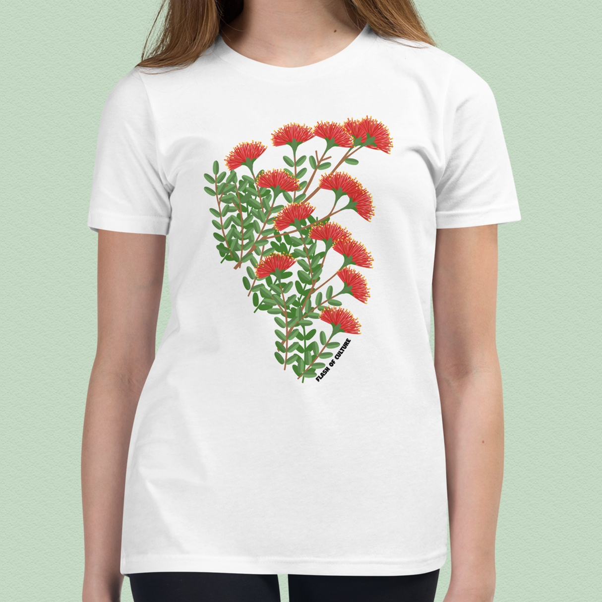 New Zealand Pohutukawa T-Shirt Kids Youth