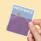 Provence France Sticker, Lavender Fields France