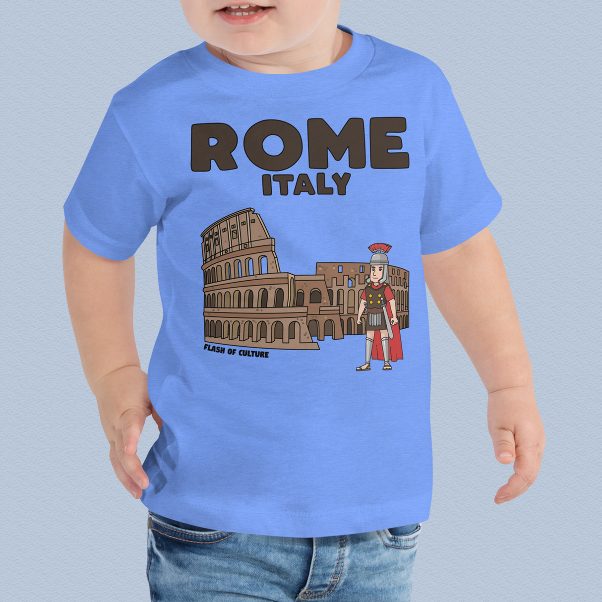 Rome Italy Colosseum Gladiator Kids T-shirt Ages 2-5