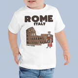 Rome Italy Colosseum Gladiator Kids T-shirt Ages 2-5