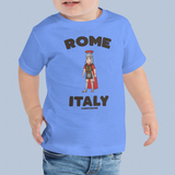 Rome Italy Kids Tshirt with Gladiator