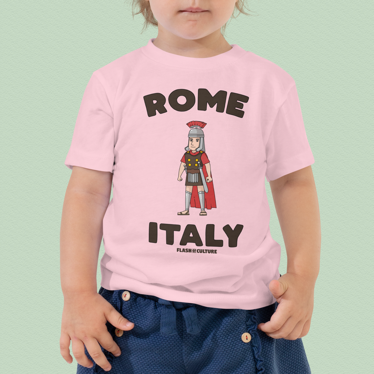 Rome Italy Kids Tshirt with Gladiator