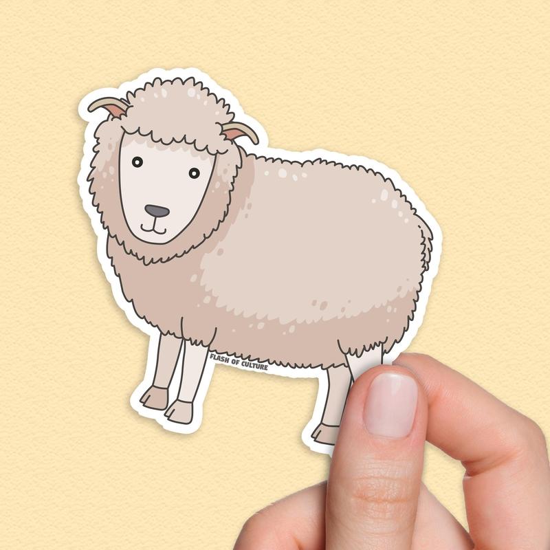 Sheep sticker, New Zealand Sheep Stickers