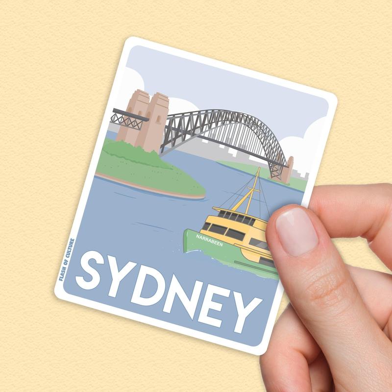 Sydney Travel Sticker - Australian waterproof stickers