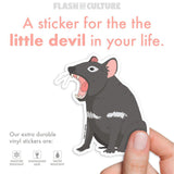 Tasmanian Devil sticker, Tassie Devil sticker