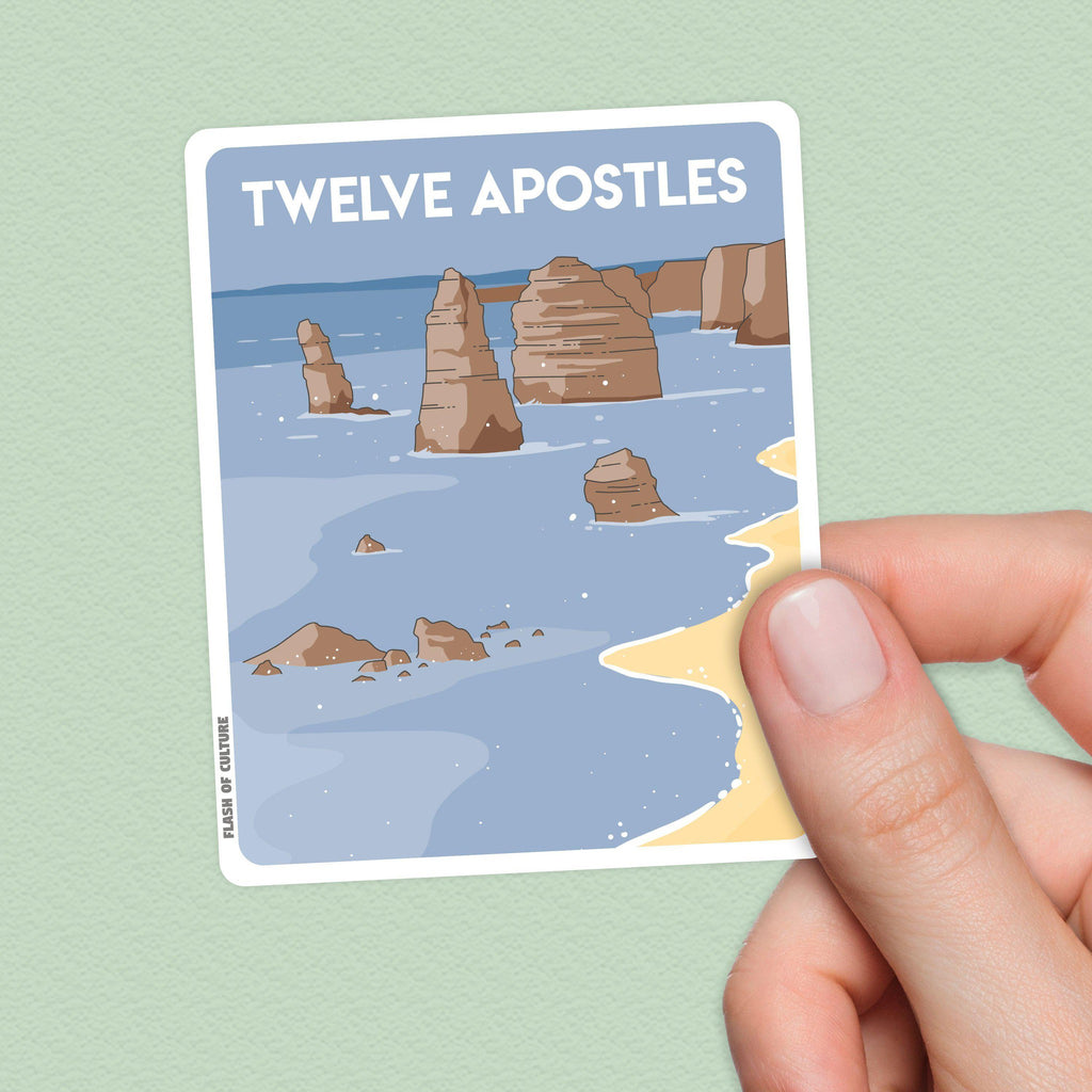 The Twelve Apostles Sticker, Victoria Australia stickers