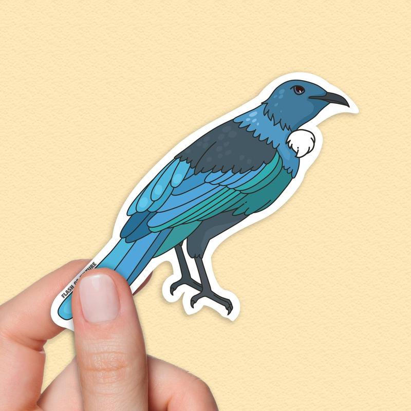 Tui Bird sticker, New Zealand Stickers