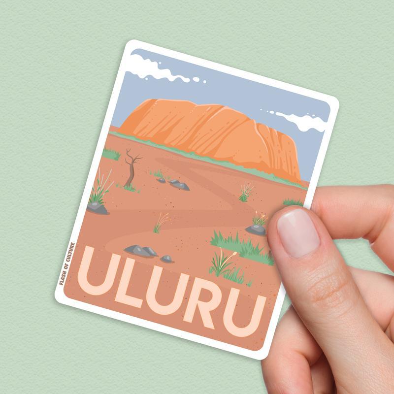 Uluru Australia Sticker, Northern Territory, Australian stickers