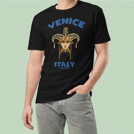 Venice Italy Mask T-Shirt Adult Unisex