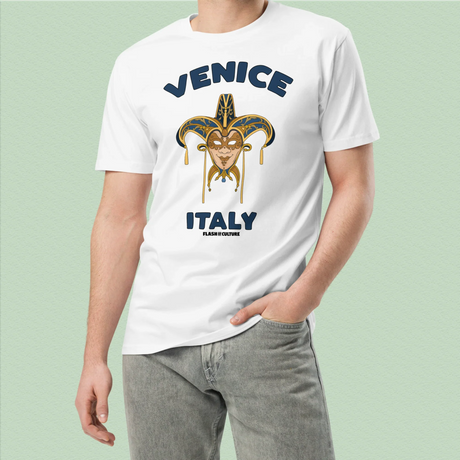 Venice Italy Mask T-Shirt Adult Unisex
