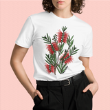 Australian Bottlebrush Flower T-Shirt Adults