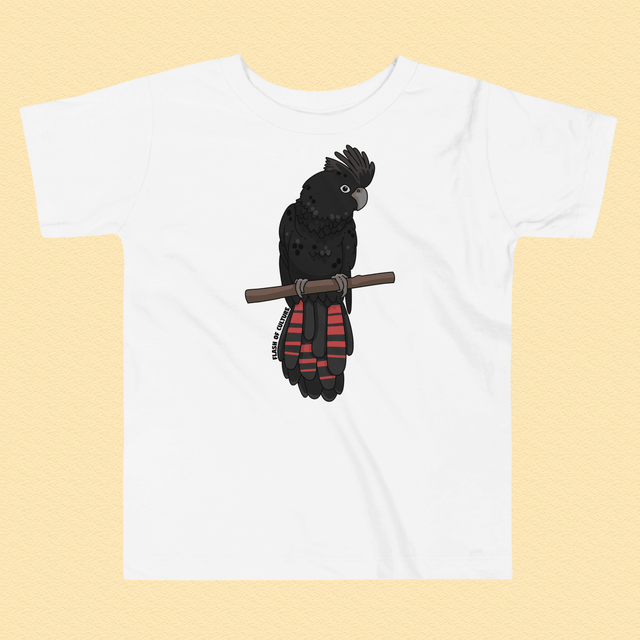 Australian Black Cockatoo Toddler T-Shirt