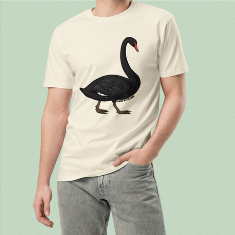 Australian Black Swan T-shirt, Unisex Adult T-Shirt