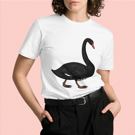 Australian Black Swan T-shirt, Unisex Adult T-Shirt