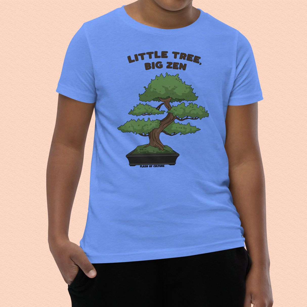 "Small Tree, Big Zen" Kids' Bonsai T-Shirt