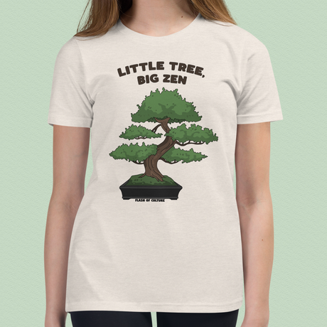 "Small Tree, Big Zen" Kids' Bonsai T-Shirt