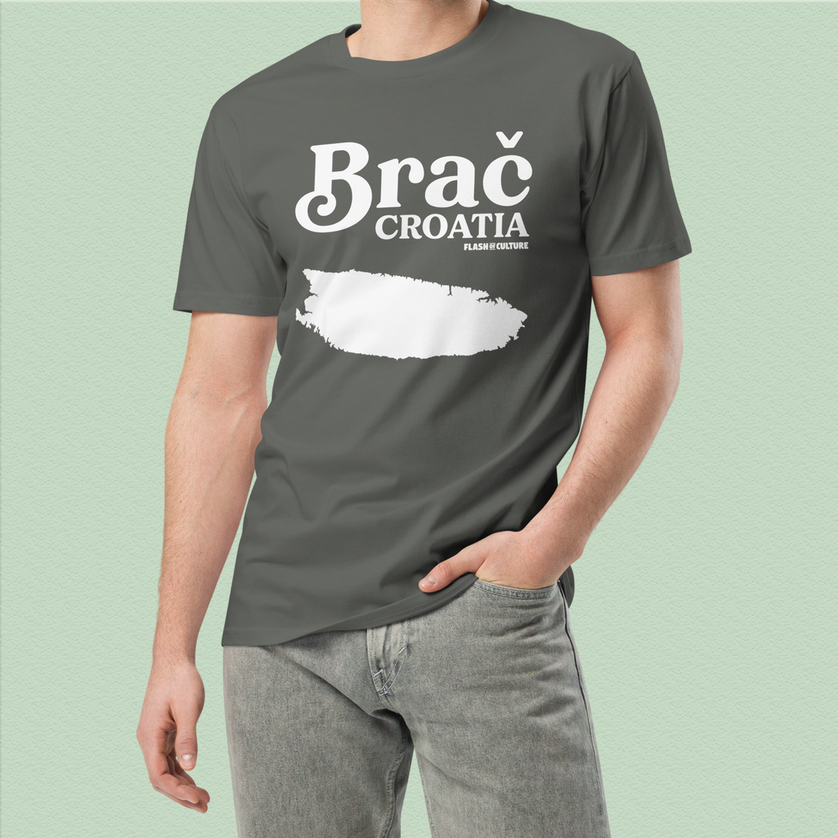 Brač, Croatian Island T-Shirt Adult