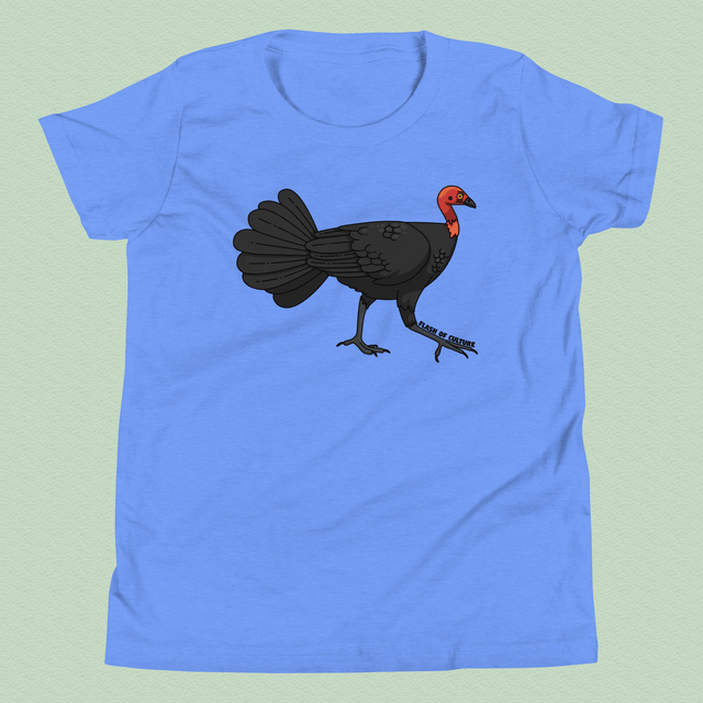 Australian Bush Turkey Kids T-shirt Ages 6+