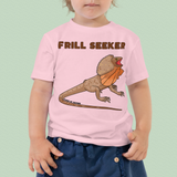 Frill-Seeker Toddler T-Shirt Frill-Necked Lizard Design