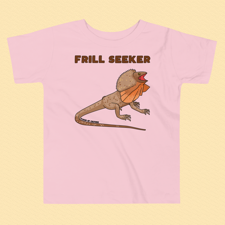 Frill-Seeker Toddler T-Shirt Frill-Necked Lizard Design