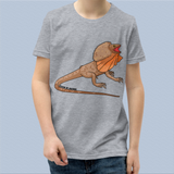 Frill-Necked Lizard Kids T-Shirt