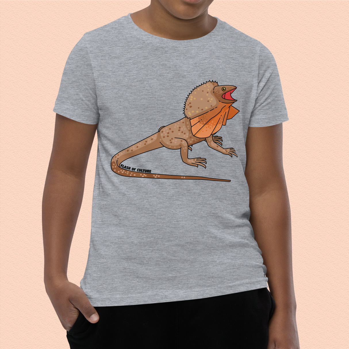 Frill-Necked Lizard Kids T-Shirt