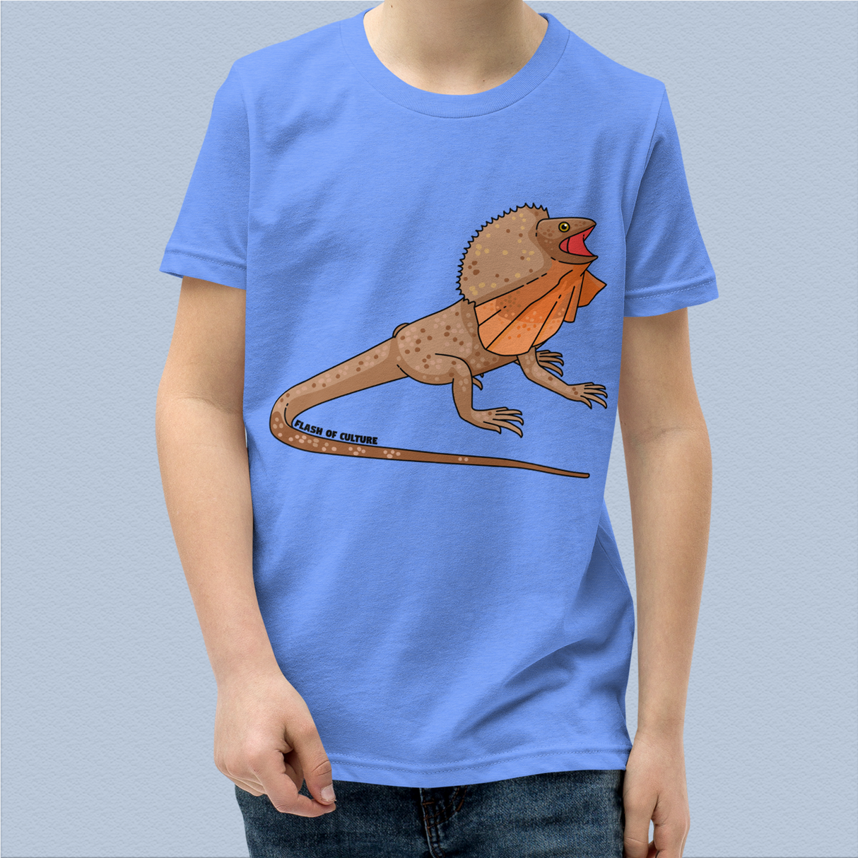 Frill-Necked Lizard Kids T-Shirt