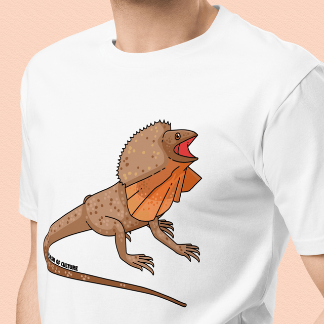 Frill-Necked Lizard T-Shirt Adult Unisex